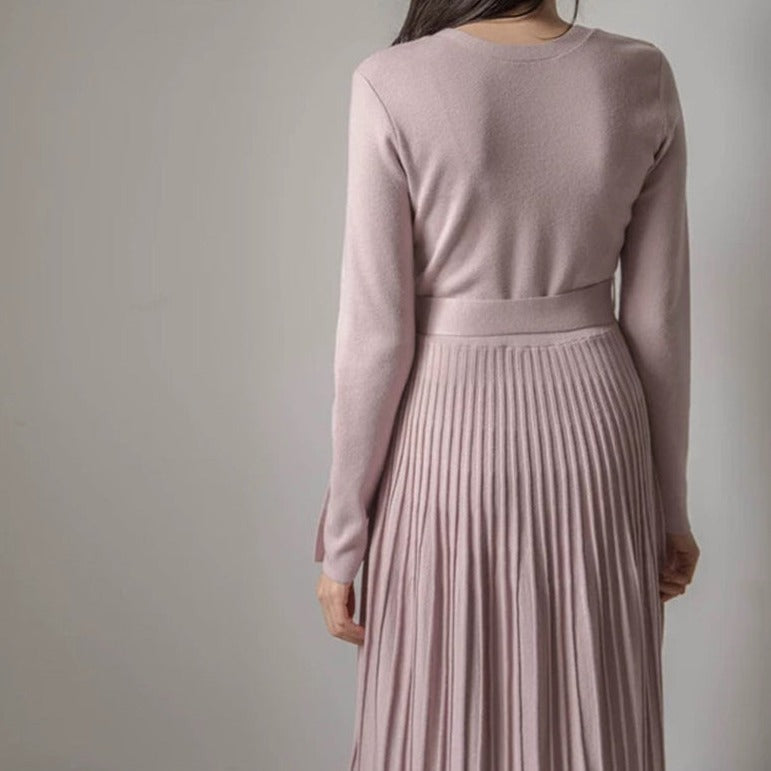 Jasmine Dress (Beige, Black, Pink)