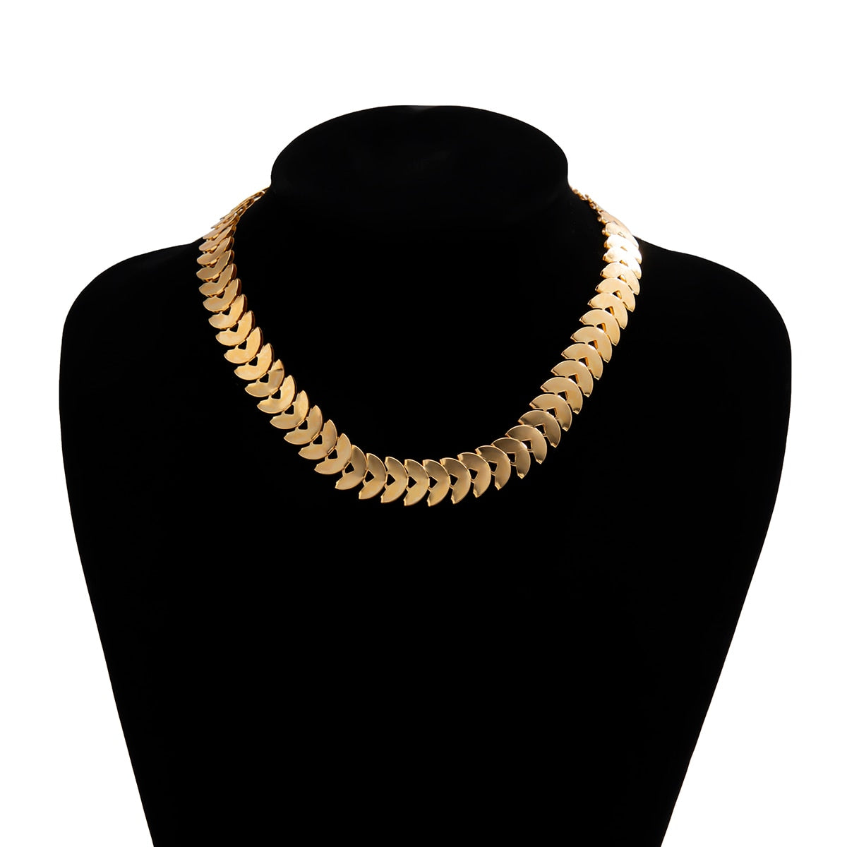 Gold Necklace Choker
