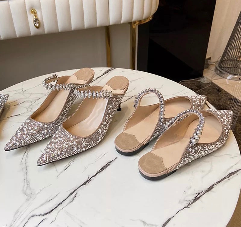 Diamond Luxury Sandals (Flat and High Heel)