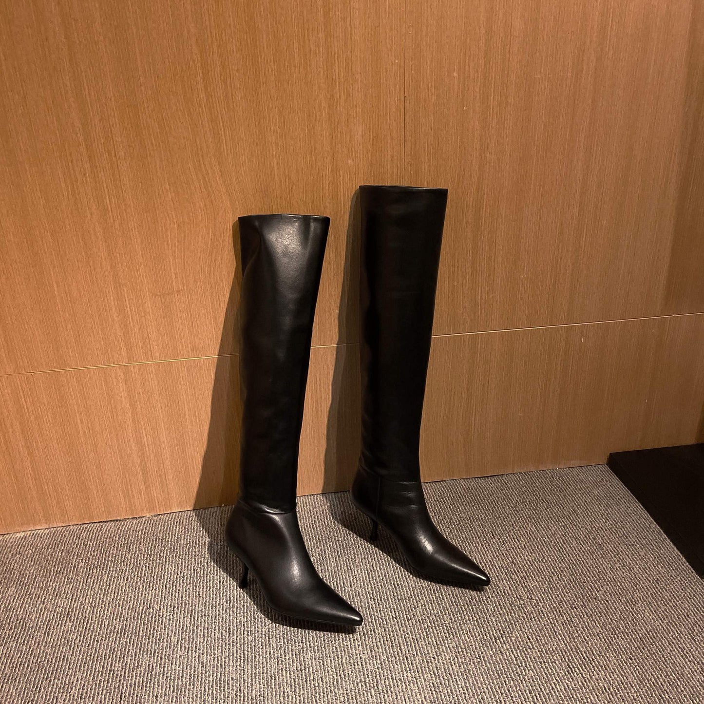 LINA genuine leather high boots
